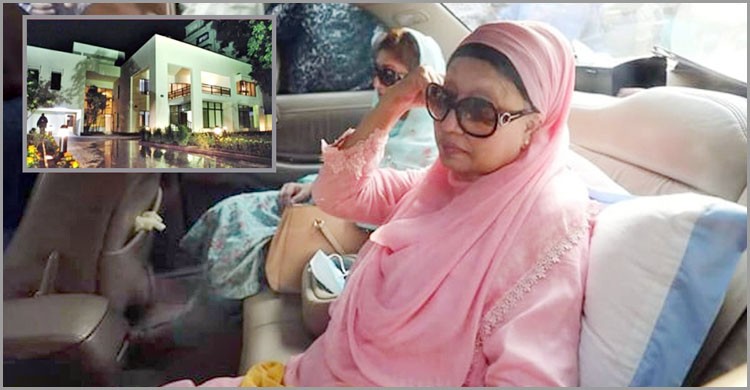 অবশেষে নিজ বাড়ীতে ফিরলেন খালেদা জিয়া